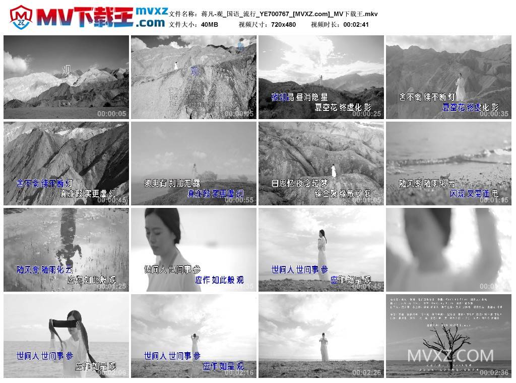 蒋凡-观_国语_流行_YE700767